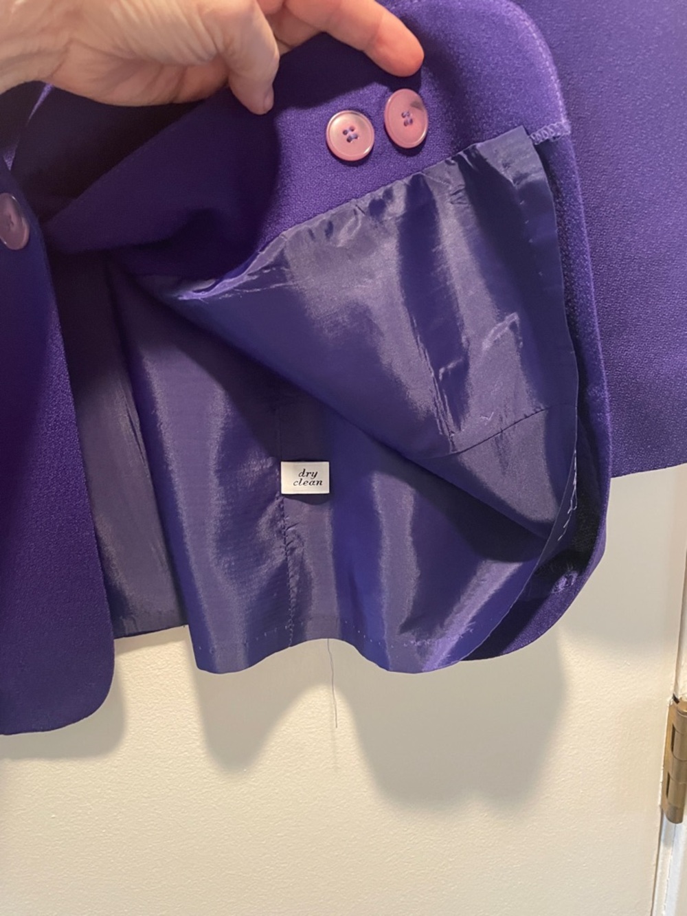 Pendleton Deep Purple Single-Button Blazer - Picture 4 of 12